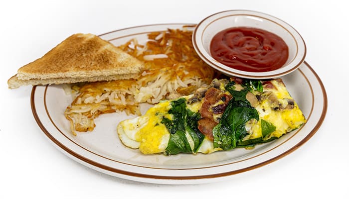 Popeye Omelette | Jimmy's Round Up Cafe